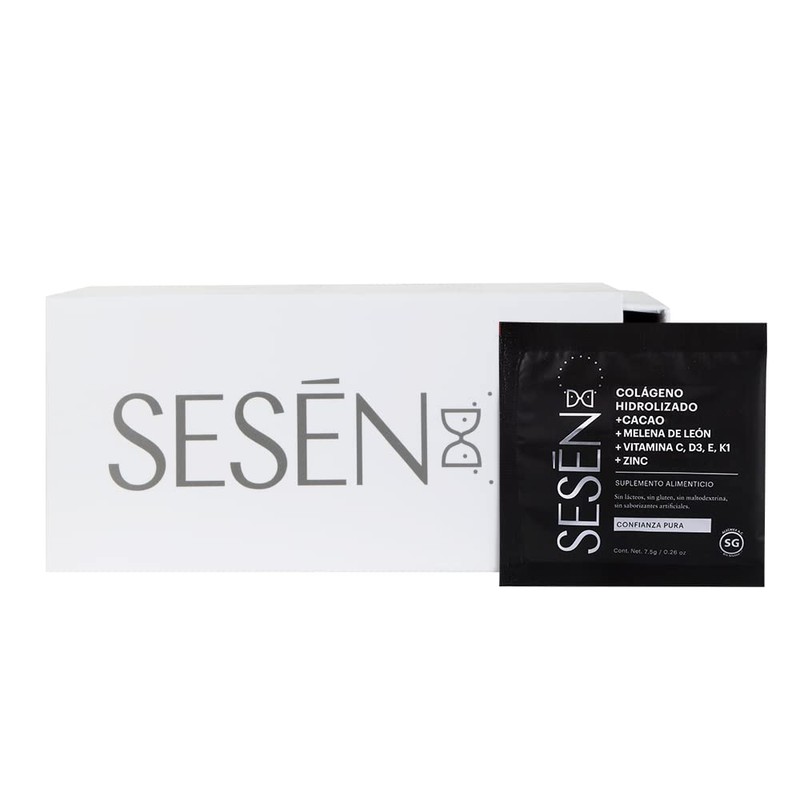 SESĒN Colágeno Black Grass Fed | 30 Sachets | Colágeno