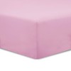 Vision Fitted sheet, 100% cotton, Pink, 160 x 200 cm