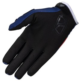 MSR™ Axxis Proto MTB Mountain Bike Dirt Bike Motocross MX BMX Outdoor Sports ATV UTV Powersports Riding Gloves for Men and Women Small Blue/Red/White