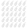 CZ Store Plastic Curtain Hooks | 100 Pack | 28x12mm