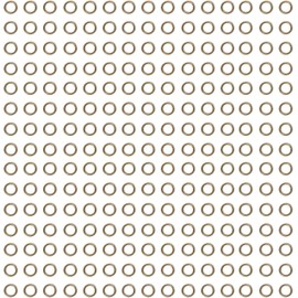 100pcs Antique Bronze Strong No Fade Open Split Jump Rings Connector Loop Bulk (12mm x 1mm)