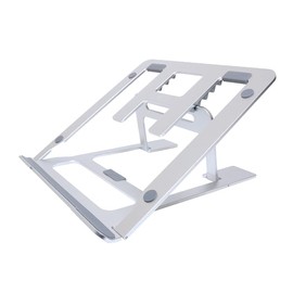 Miyoshi NS-03/SL Laptop / Tablet PC Stand [10-15.6 inch] Folding 5 Levels Thickness 4mm Aluminum Silver