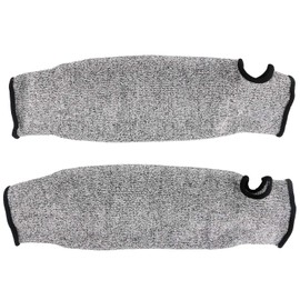 Anti-Cut Gloves, Blade Resistant Gloves, Left & Right Set, Work Gloves, Cut-Resistant Gloves, Flame Retardant, Abrasion Resistant, Cut Resistant, Level 5, Unbreakable Work Gloves, Covers Your Elbows, Protects Arms, 1 Pair