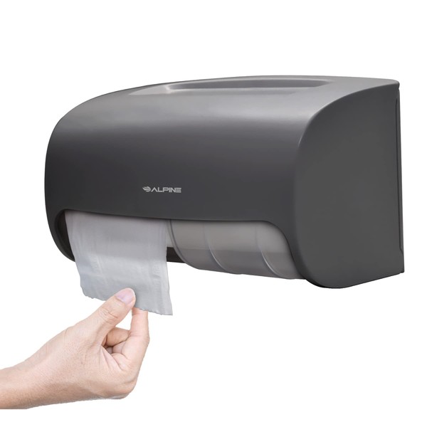 Alpine Commercial Toilet Paper Dispenser - Double Toilet Paper Holder