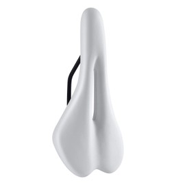 ZHIQIU Bicycle Soft Saddle Bike Color Seat Cushion Saddle Ergonomic Fit for Road Bike Mountain Bike (MTB) and Solid Gear Bike (White Hollow Thick)