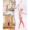 Quynhni Twirling Baton, 30-Inch Spinning Dance Baton Stainless Steel Majorette