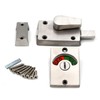 Zinc Alloy Vacant/Occupied Bathroom Lock - Privacy Indicator Bolt for