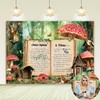 Enchanted Forest Wonderland Backdrop Fairy Tale Books Once Upon A