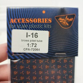 Clear Prop CPA72064 - 1/72 I-16 Brass Pilot Tube Upgrade Set for Aircraft New