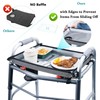 BAGSFY Walker Tray with Cup Holder – Hard Top Walker