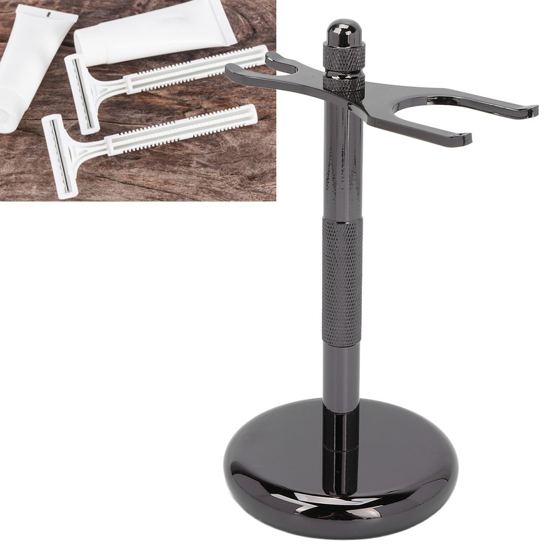 Stainless Steel Safety Razor Stand Falling Prevention Shaver Stand Bracket