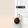 Ldzzuo 4 Pack Slide Bolt Latch, Barrel Bolt Latch Black