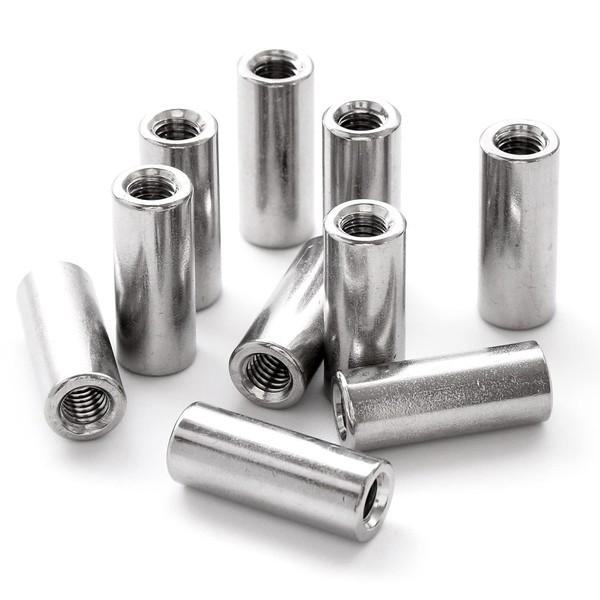 Pstyle. M6 Coupling Nut Spacer Round Set of 10 PST-110