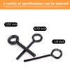 Aienxn 12pcs Black 7/32", 5/32", 1/8" Standard Hex Dogging Key