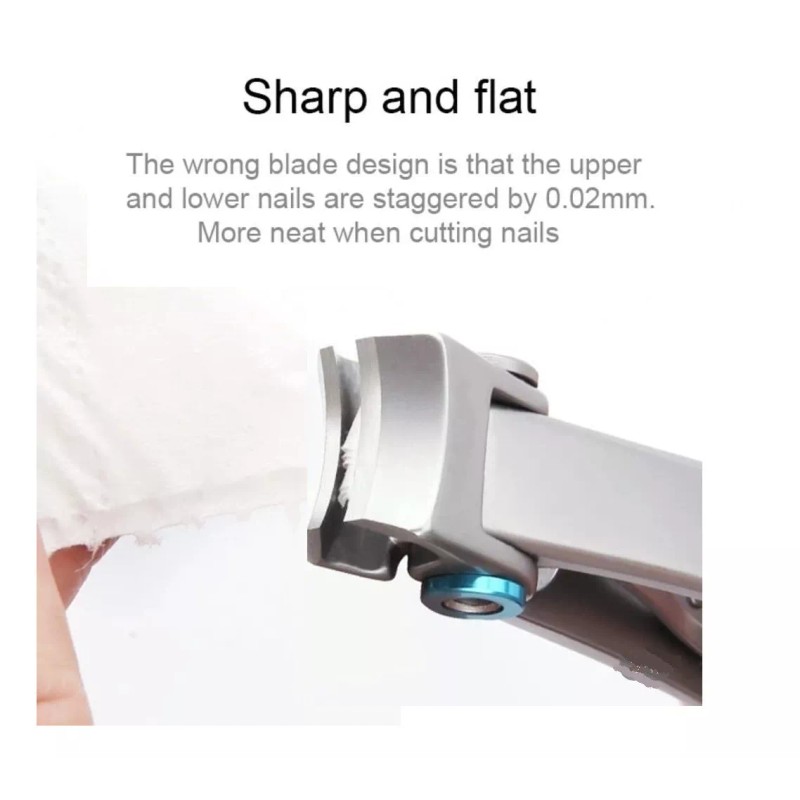 Nail Clipper Corta Uñas D Acero Inoxidable Corte Afilado Alto