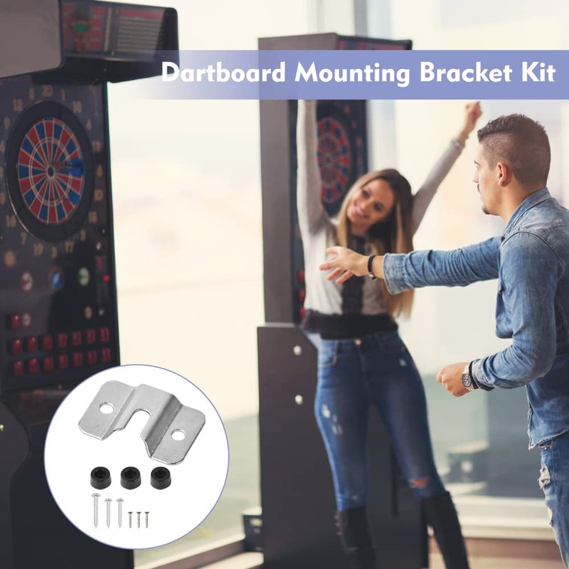 DIKEBAO 5 Pack Dartboard Bracket Dart Board Hanging Kit Dartboard