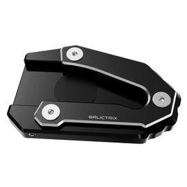 GALICTRIX Motorcycle Kickstand Pad Side Stand Extension Foot Plate Compatible with HONDA Goldwing GL1800 accessories 2002-2017 and 2018-2023 (Black (Year 2002-2017))