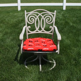 College Covers Nebraska Cornhuskers Indoor/Outdoor Seat Patio D Cushion, 20" x 20"
