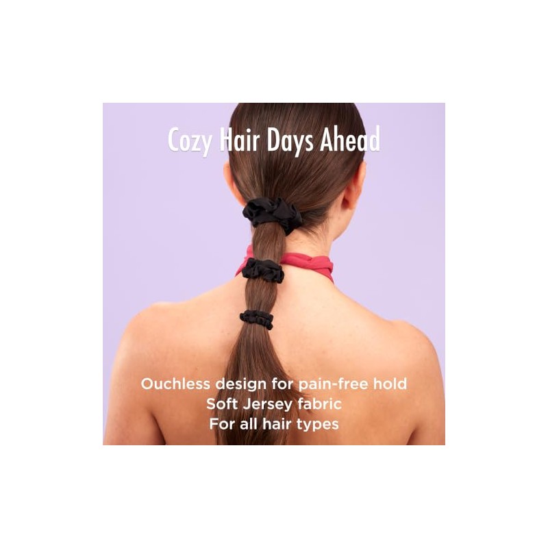 Goody Ouchless Scrunchie para mujer, Multicolor, 8 unidades
