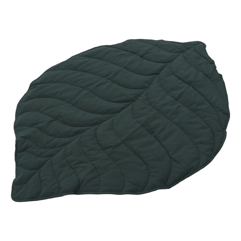 Leaf Shaped Rug Multipurpose Soft Comfortable Special Shaped Baby Crawling