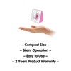 Baby Pink Visual Timer - 60 Min Countdown, Silent, Loud