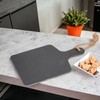 MIJOMA Elegant slate plate with handle and jute ribbon, including