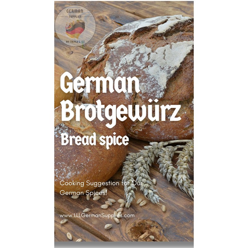 150g German Brotgewürz, Naturally Breadspice Blend, Rye Bread, German Spice,