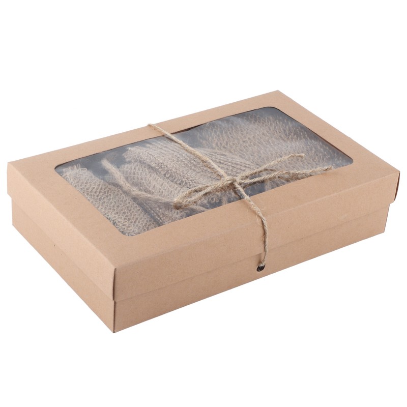 Exfoliating Jute Back Scrubber Concave Convex Surface Gift Package Jute