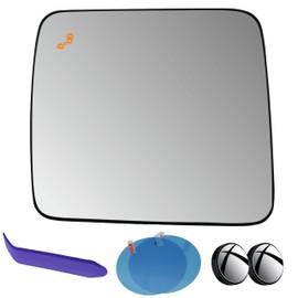 EAP Driver Side Mirror Glass Compatible with Ford Bronco 2021-2025, Heated with Blind Spot Without Auto Dimming M2DZ17K707B