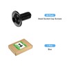 sourcing map 20Pcs M8-1.25x16mm Flanged Button Head Socket Cap Screws,