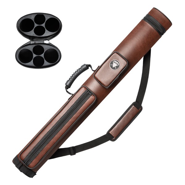 Adhafera Pool Cue Case, 2 X 2 Hard Pool Stick