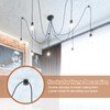 PATIKIL Metal Swag Hooks, 6 Pack Aluminum Modern Ceiling Hook