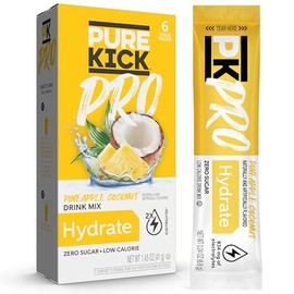 PURE KICK PRO Hydration Electrolyte Drink Mix - Pineapple Coconut
