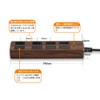 STYLED Flat Switch, Power Strip, 6.6 ft (2 m), Extension