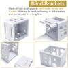 Mini Blind Brackets, 1 Inch Window Blind Brackets for Headrail