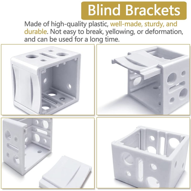 Mini Blind Brackets, 1 Inch Window Blind Brackets for Headrail