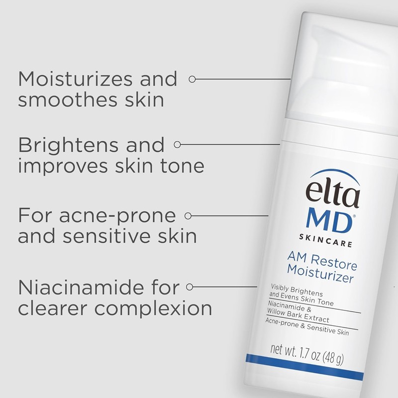 EltaMD AM Restore Facial moisturizer for women Light face cream