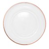 Ms Lovely Clear Glass Charger 13 Inch Dinner Plate With