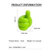 FZHC 18 Pcs Silicone self-Adhesive Thumb Wall Hooks Suitable for