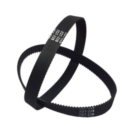 BEMONOC 3D Printer Parts GT2 Conveyor Belts 228-2GT-9 Timing Belt L=228mm W=9mm 114 Teeth Closed Annular Synchronous Belt Pack of 2pcs