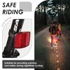 EHDWXVZM Pack of 2 Reflective Rear Lights with 2 Reflective