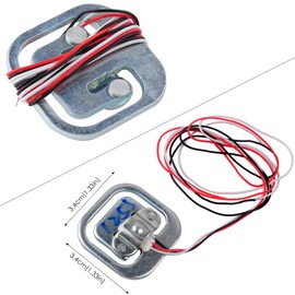 DIYmalls 4 stücke Wägezelle 50kg Gewicht Sensor halbe brücke Menschlichen Körper Skala Dehnungsmessstreifen + 1 stücke HX711 Verstärker AD Wägemodul für Arduino