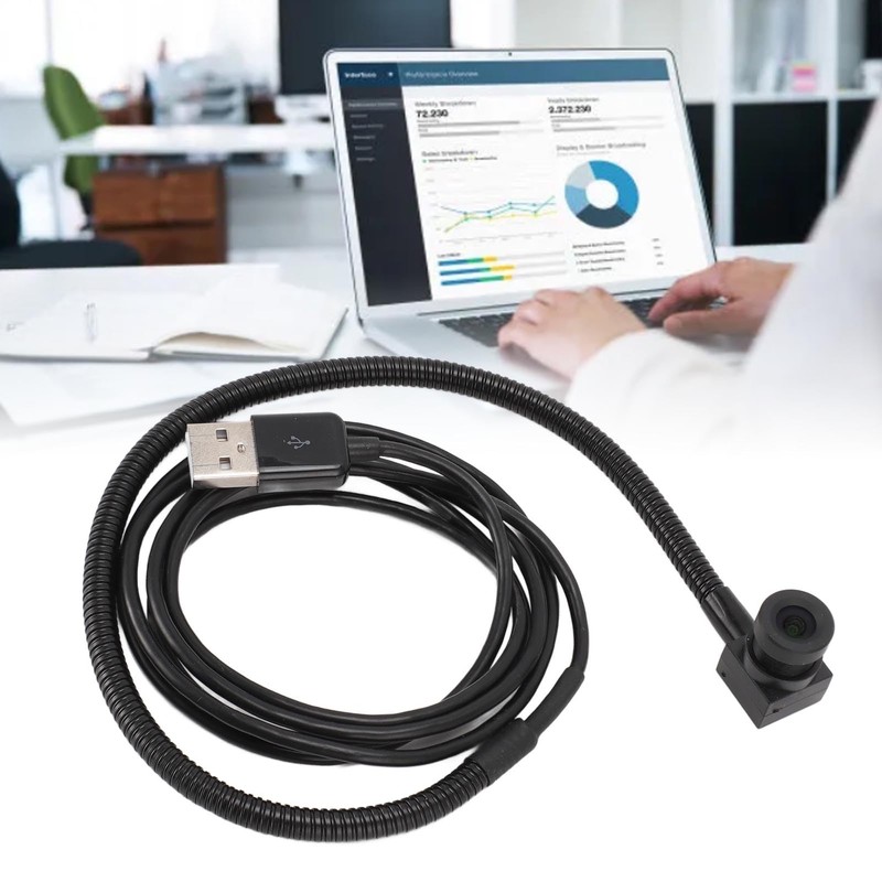 Eye Contact Webcam, 1080P Middle Screen Webcam Auto Focus with