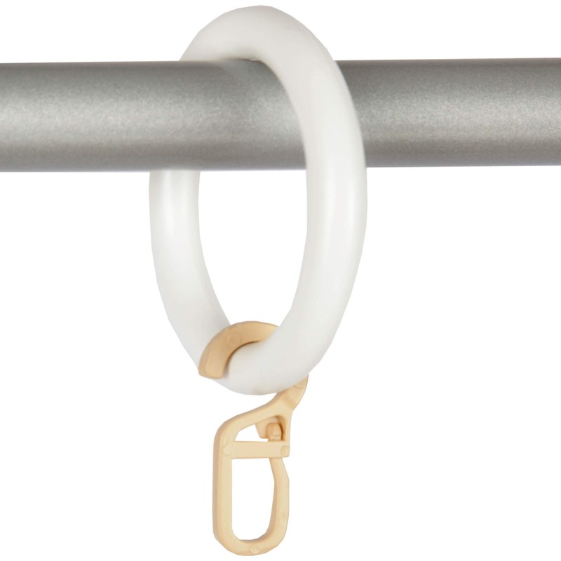 Pack of 50 Folding Hooks for Curtain Rings with up