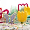 DECORA 0255075 Plastic Butterfly and Flower Cutters Set of 2