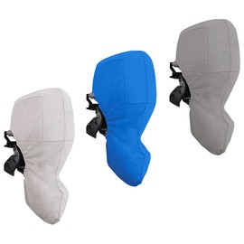 UK Custom Covers OMC769SILVERAD2 Full Outboard Motor Cover Waterproof Heavy Duty Silver - Sizes Up to 3HP - 300HP Engines (Select In Advert)