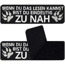 Service Dog Patches Dog Patches Funny Velcro Patch Dog Assistance Dogs Patch Dogs (If you can read this, you are too close – Velcro patch)