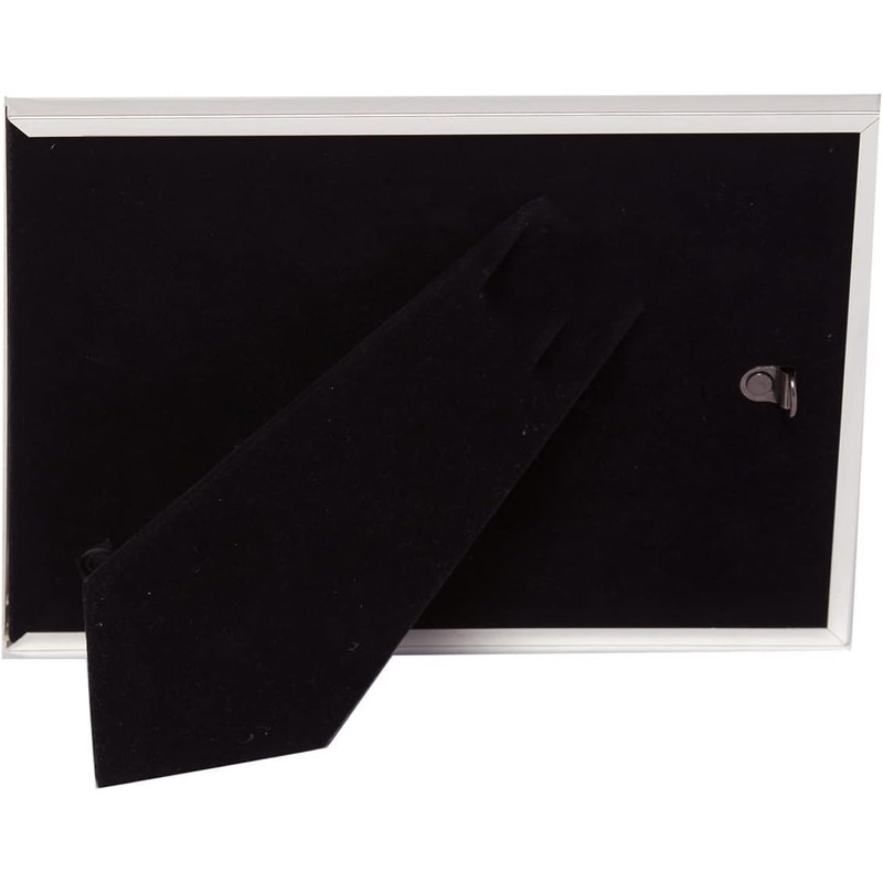3.5 x 5-inch Silver Thin Edge Single Photo Frame Stands