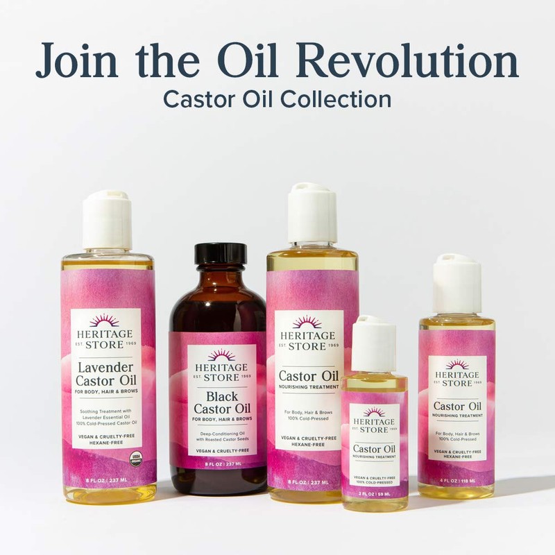 Heritage Products Castor Oil Hexane Free - 4 fl oz