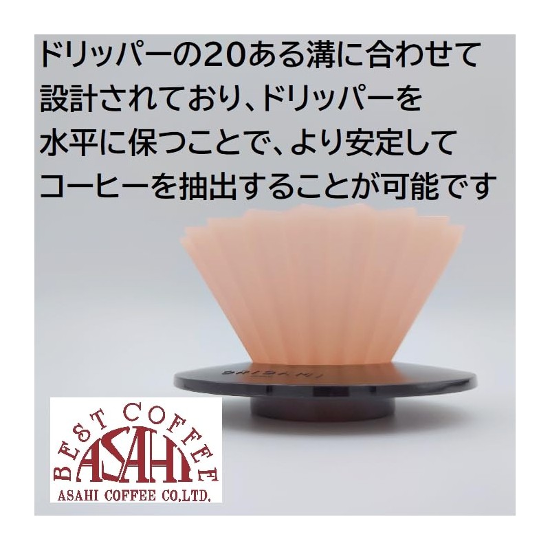ORIGAMI Resin Holder, Black (BK) Origami Dripper (S and M)